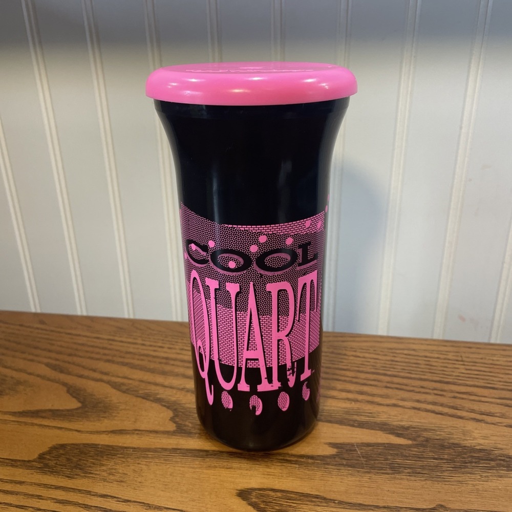 Vintage 90s Whirley Hot Pink Cool Quart Pepsi Cup Sport Quart 32oz KFC